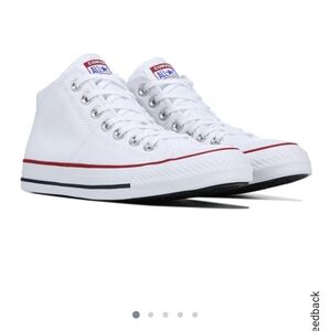 Converse White High-Top Sneakers